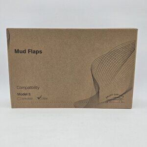 2024 Tesla Model 3 Upgraded Mud Flaps Black Thicker Version Front And Back New